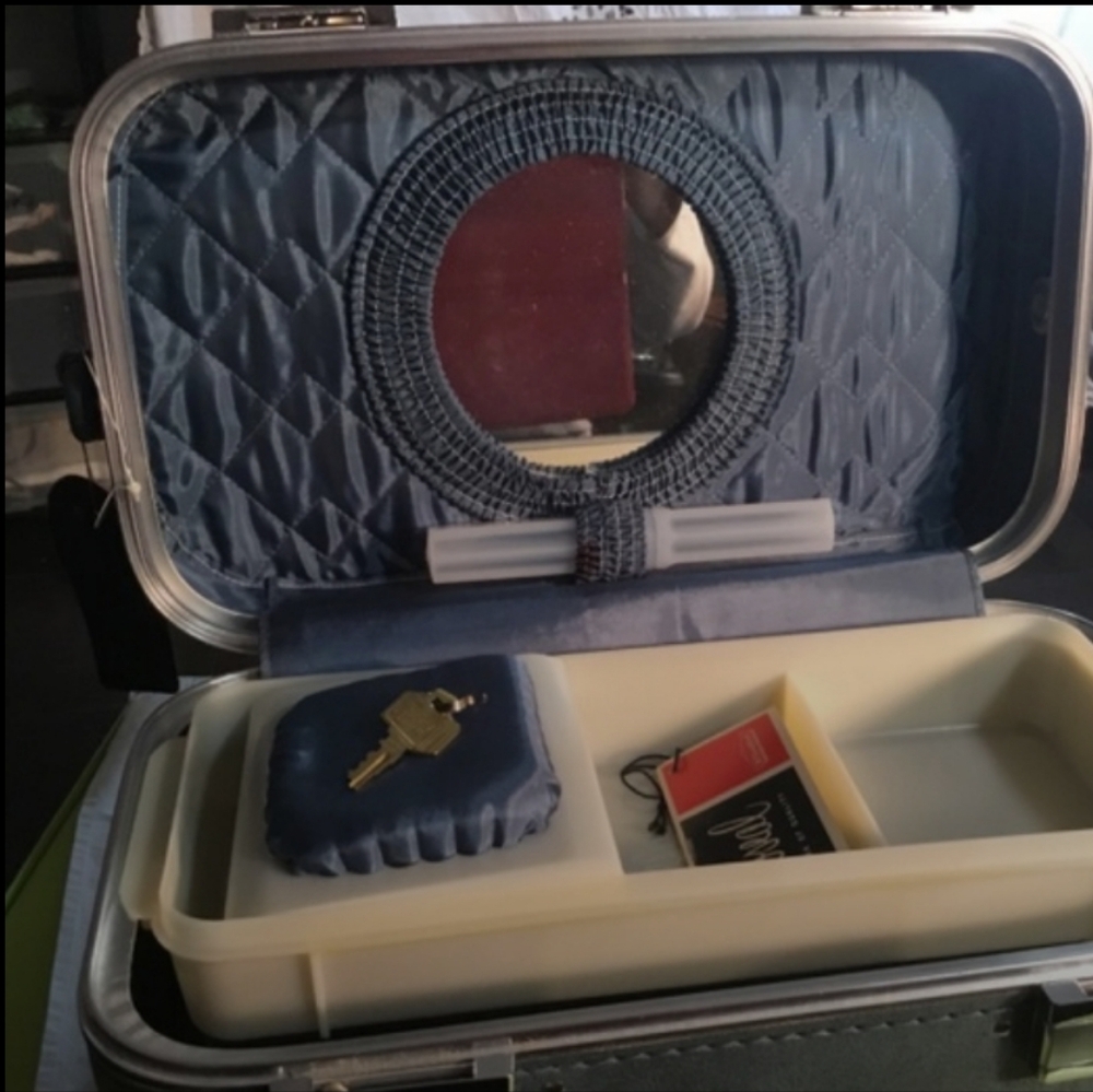 Skyway Blue Train Case